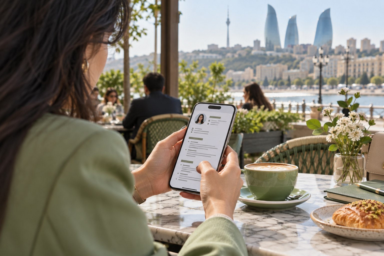 Telefondan pulsuz CV yaratmaq: məlumatları yaz, yoxla və PDF yüklə