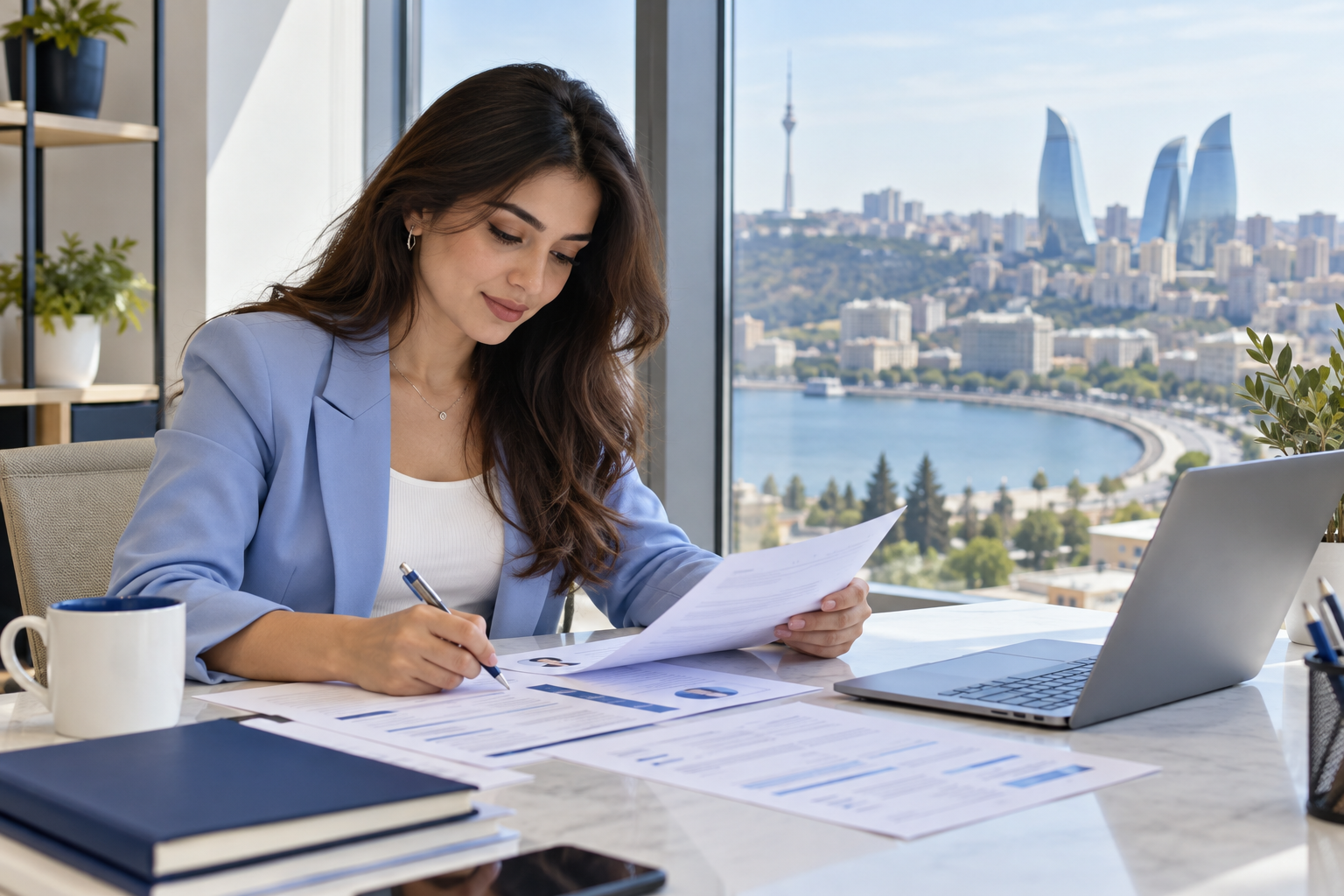 Rəqəmsal bacarıqlarını CV-də təqdim edən mütəxəssis